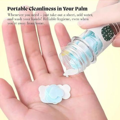 Combo of 3 – Cute Travel Wet Wipes &amp; Paper Soap Kit
