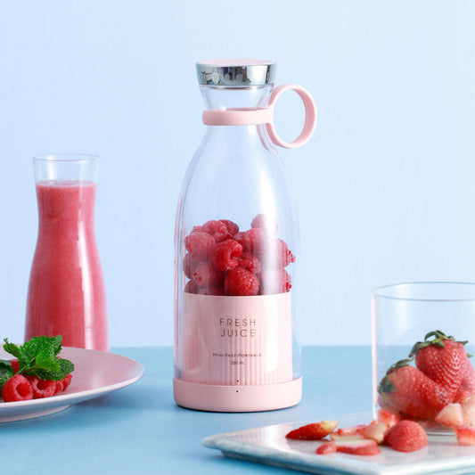 Portable Mini Blender – Rechargeable Personal Smoothie &amp; Juice Maker (350ml)