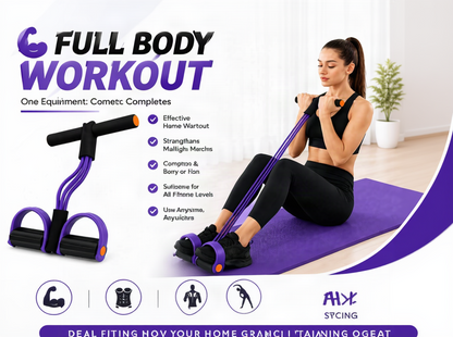 Yoga Pedal Puller Resistance Band Fitness Equipment