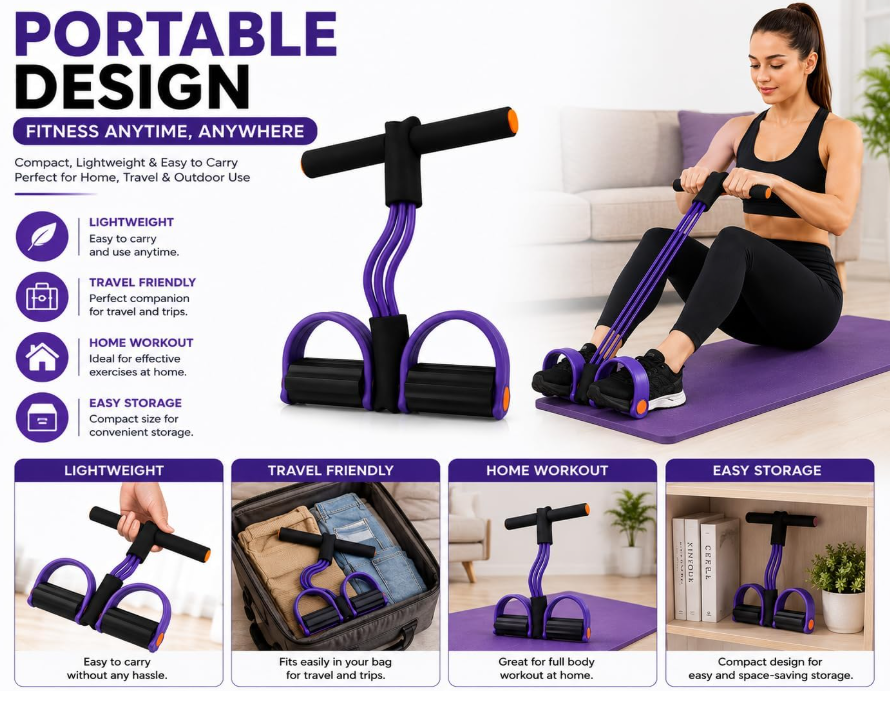Yoga Pedal Puller Resistance Band Fitness Equipment