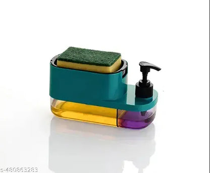 3-in-1 Soap Dispenser &amp; Sponge Holder – Smart Kitchen Sink Organizer