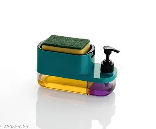 3-in-1 Soap Dispenser &amp; Sponge Holder – Smart Kitchen Sink Organizer