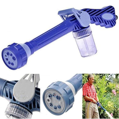 8-in-1 Turbo Water Spray Gun with Soap Dispenser – Multi-Purpose Cleaning &amp; Gardening Tool