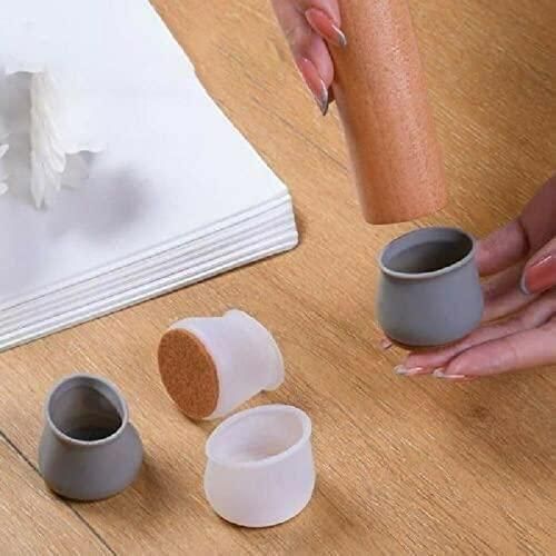 Rubber Chair Leg Caps – Furniture Floor Protector | Pack of 4